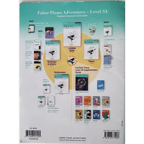 FABER Piano Adventures Level‎ 3A Technique & Artistry Book 2nd Edition - Picture 2 of 5